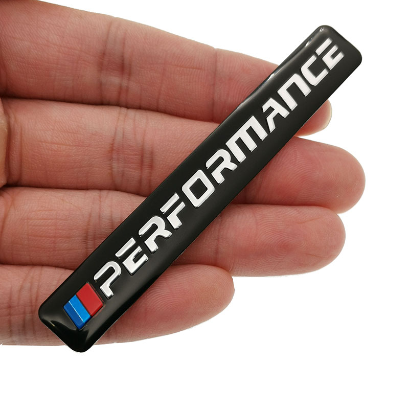 M Sport Performance Badge New BMW M sport Black Performance Badge Sticker Emblem Metal