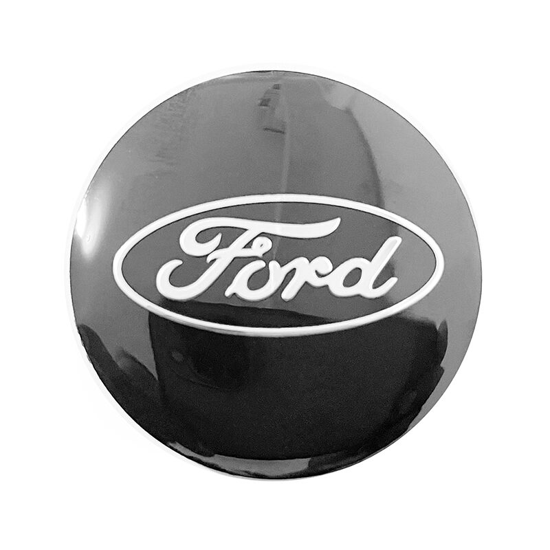 56mm Ford Wheel Centre Badge Ford Wheel Centre Badge Sticker - Black