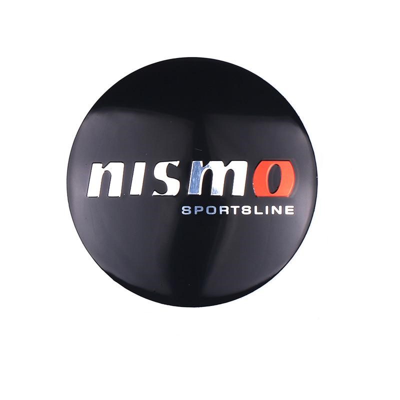 56mm Nismo Wheel Centre Badge Nismo Wheel Centre Badge Sticker - Black