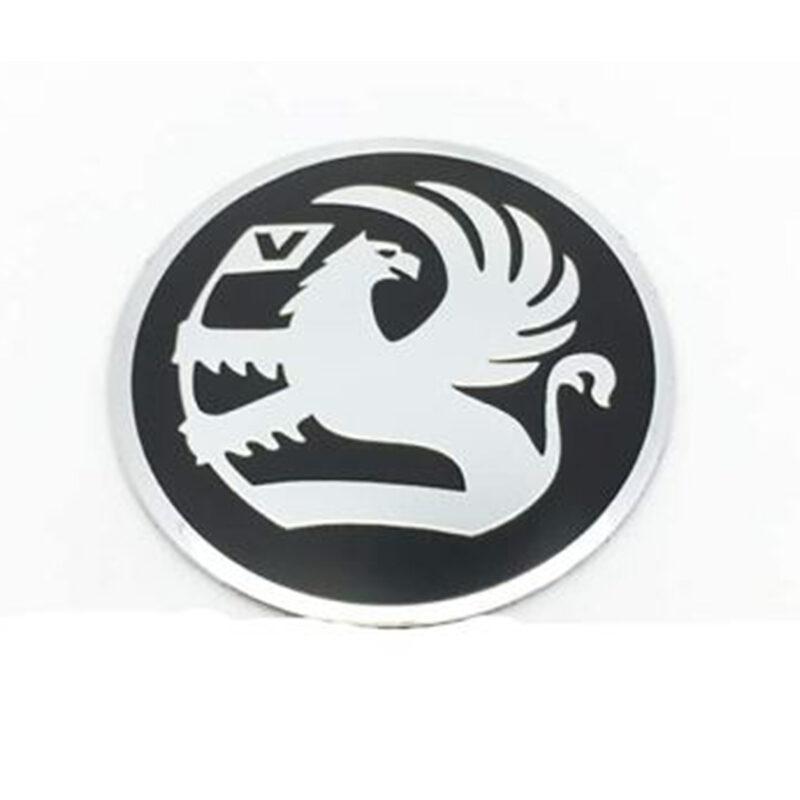 Vauxhall Wheel Centre Badge Sticker - Black