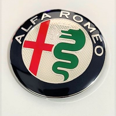 74mm Alfa Romeo Front Boot Alfa romeo Rear Boot Bonnet 74mm badge sticker