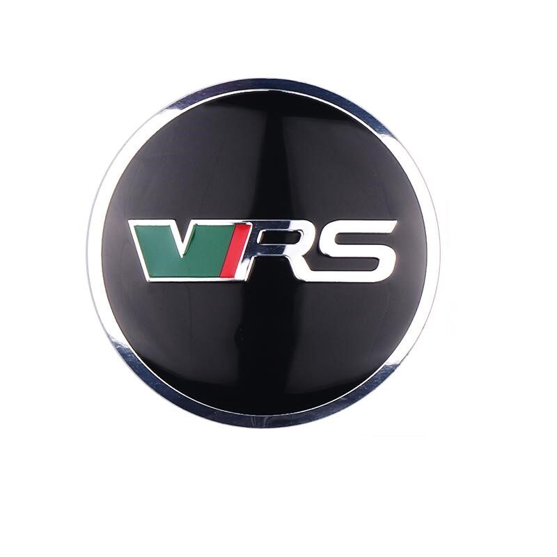 VRS Skoda Wheel Centre Badge Sticker - Black