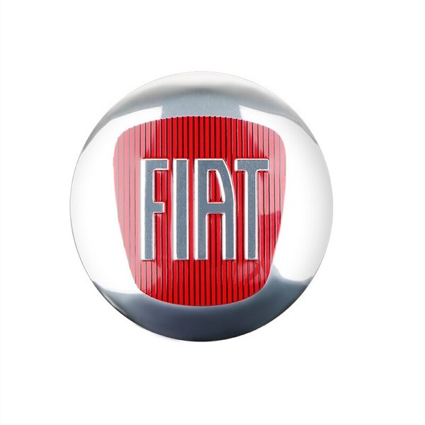 56mm Fiat Wheel Centre Badge 56mm Fiat Wheel Centre Badge Sticker red