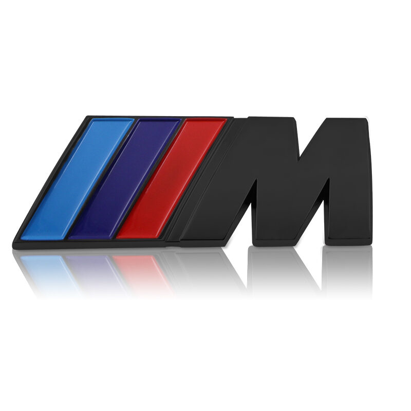M Sport ABS Plastic Rear Boot New BMW M sport Black Boot/Rear Badge Sticker Emblem Plastic